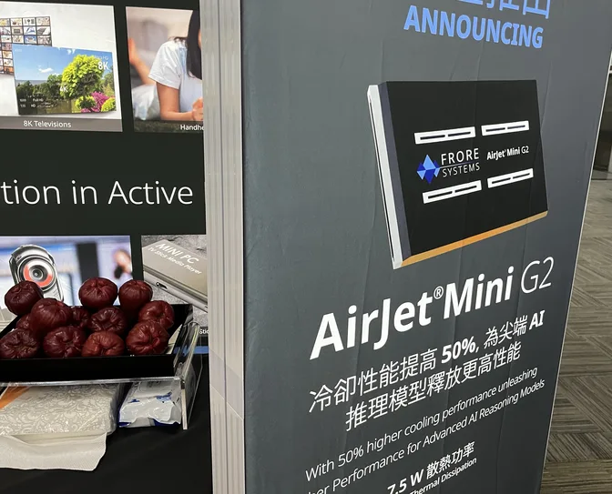 Airjet Mini G2: Frore Systems представляет твердотельную бесшумную технологию охлаждения нового поколения