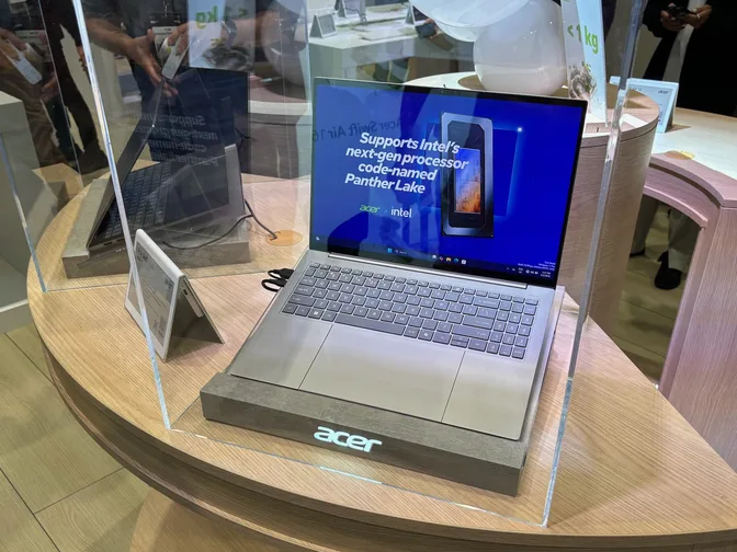 IFA 2025 | Первый ноутбук на базе Intel Panther Lake: Acer Swift 16 AI дебютирует с самым большим в мире тактильным тачпадом