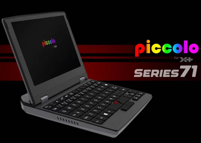 Piccolo Series71: Чрезвычайно компактный 7-дюймовый нетбук с трекпоинтом и сенсорным экраном