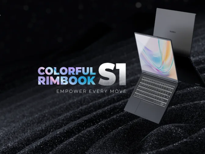 Цветной Rimbook S1: анонсирован бюджетный ноутбук с процессором Intel 13-го поколения и экраном 16:10